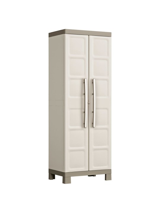 Keter varastokaappi hyllyillä excellence beige ja taupe 182 cm