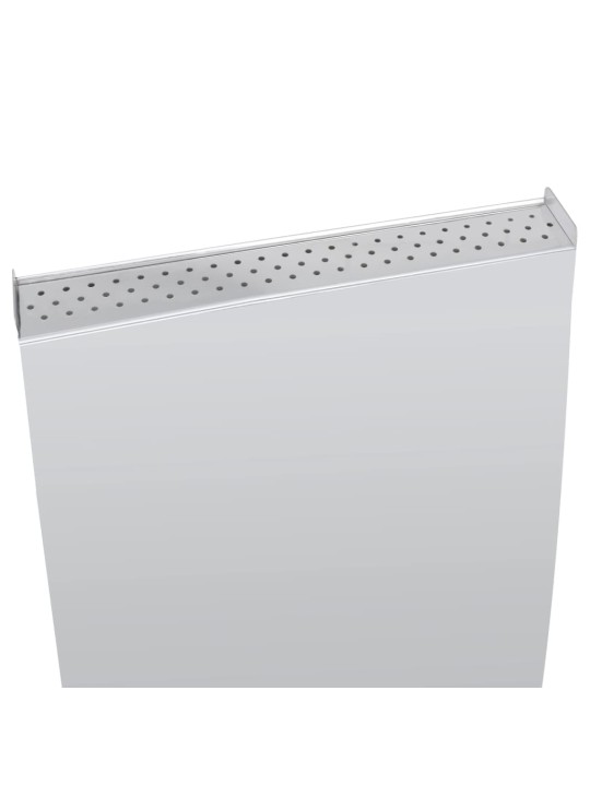 Puutarhan suihkulähde LED:llä ruostumaton teräs 130 cm kaareva