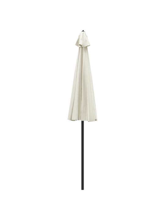 Aurinkovarjo alumiinitanko 270 cm hiekanvalkoinen