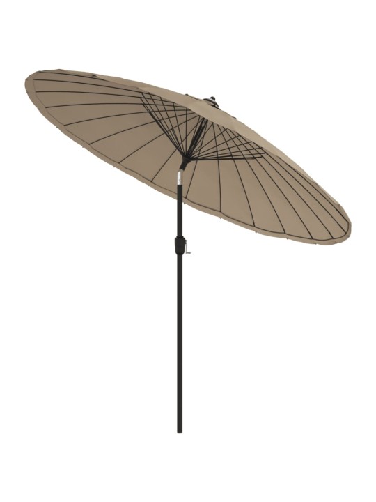 Aurinkovarjo alumiinitanko 270 cm harmaanruskea