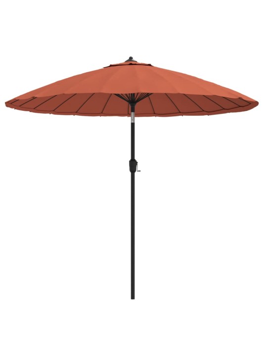 Aurinkovarjo alumiinitanko 270 cm terrakotta