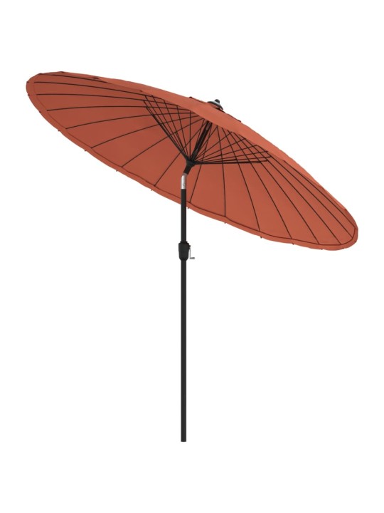 Aurinkovarjo alumiinitanko 270 cm terrakotta