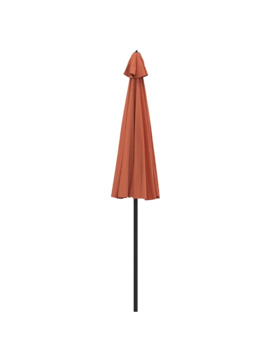 Aurinkovarjo alumiinitanko 270 cm terrakotta