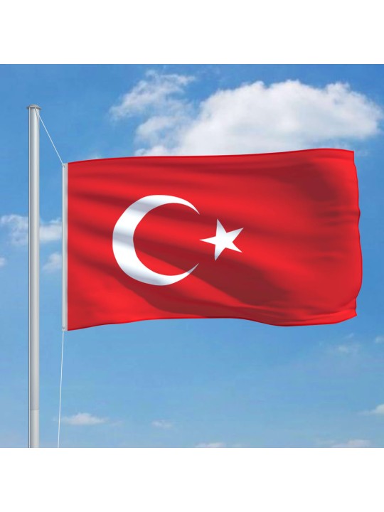 Turkin lippu 90x150 cm