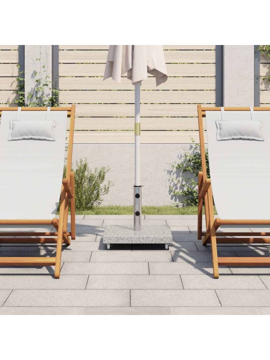Aurinkovarjon alusta graniitti 30 kg neliömäinen harmaa