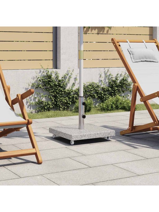 Aurinkovarjon alusta graniitti 30 kg neliömäinen harmaa