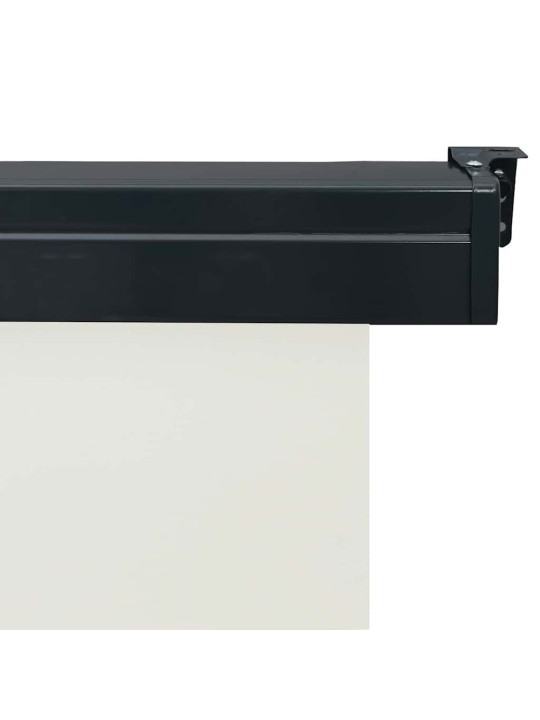 Parvekkeen sivumarkiisi 125x250 cm kerma