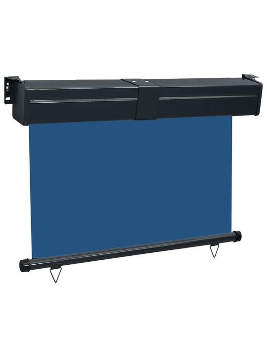 Parvekkeen sivumarkiisi 125x250 cm sininen