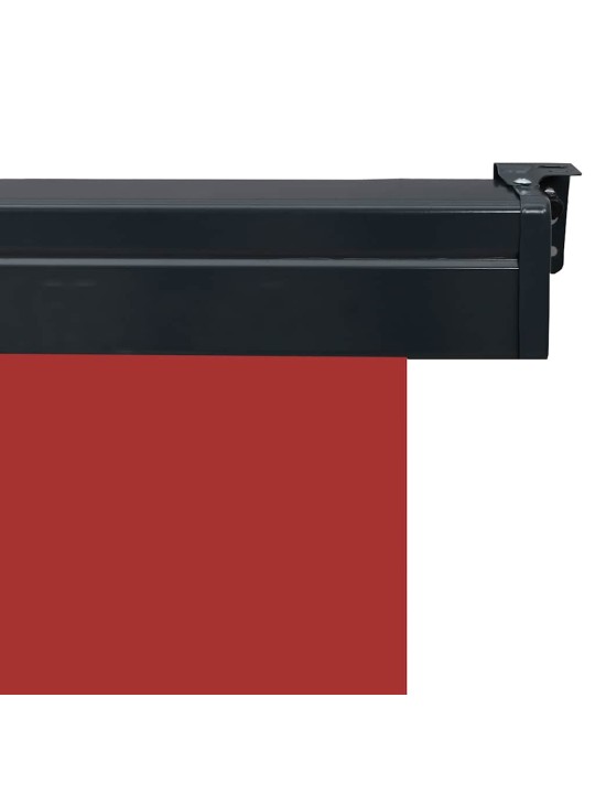 Parvekkeen sivumarkiisi 125x250 cm punainen