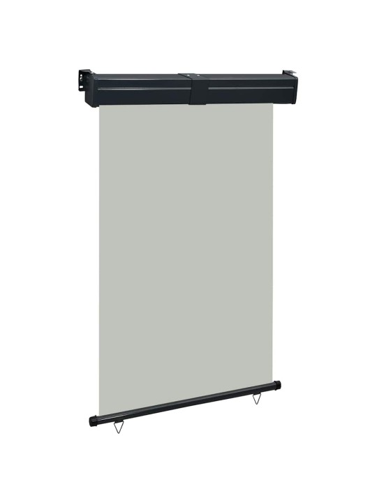 Parvekkeen sivumarkiisi 125x250 cm harmaa