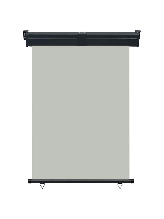 Parvekkeen sivumarkiisi 125x250 cm harmaa