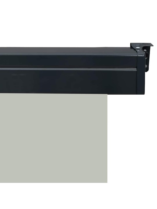 Parvekkeen sivumarkiisi 125x250 cm harmaa