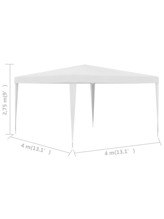 Juhlateltta 4x4 m valkoinen