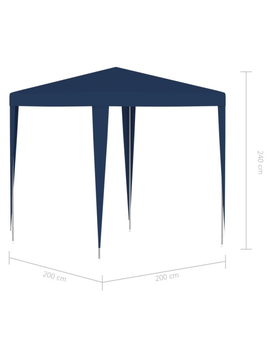 Juhlateltta 2x2 m sininen