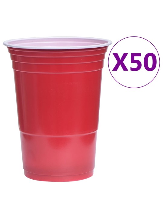 Beer pong sarja 0,5 l muovi