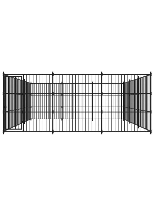 Koiran ulkohäkki 450x450x185 cm