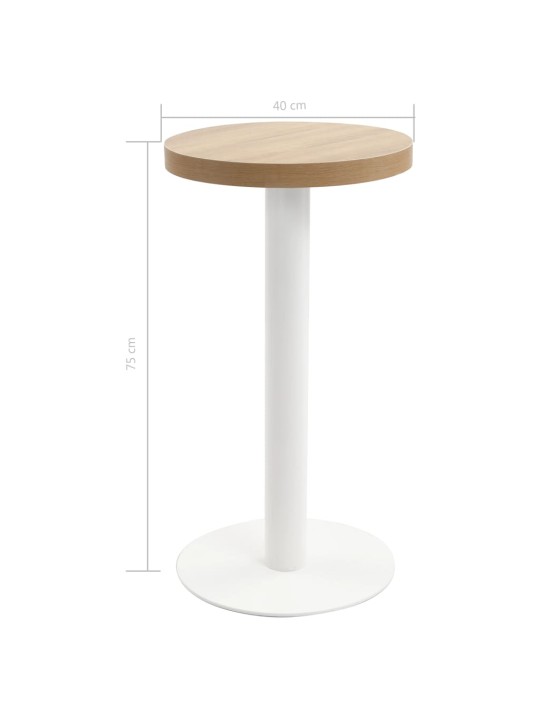 Bistropöytä vaaleanruskea 40 cm MDF