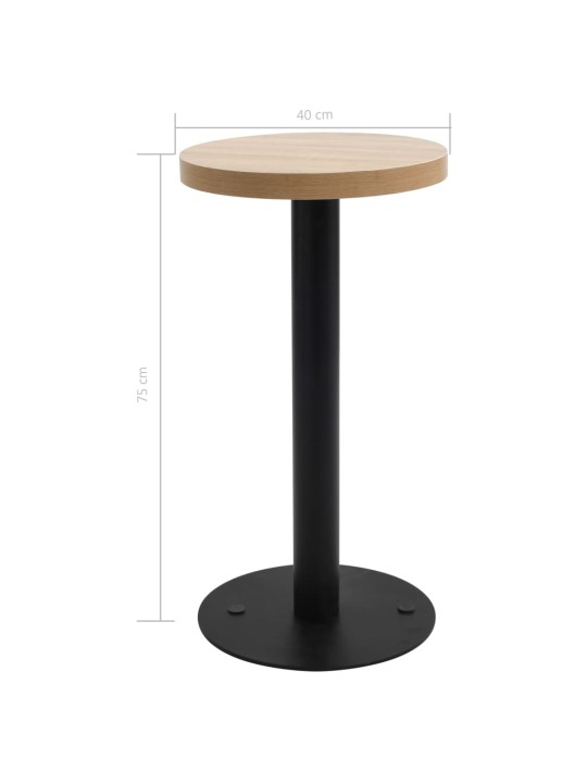 Bistropöytä vaaleanruskea 40 cm MDF