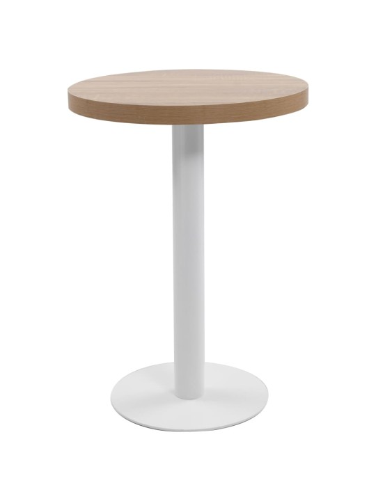 Bistropöytä vaaleanruskea 60 cm MDF