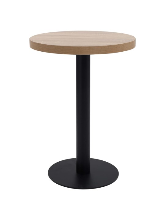 Bistropöytä vaaleanruskea 60 cm MDF