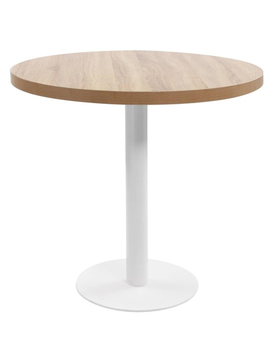 Bistropöytä vaaleanruskea 80 cm MDF