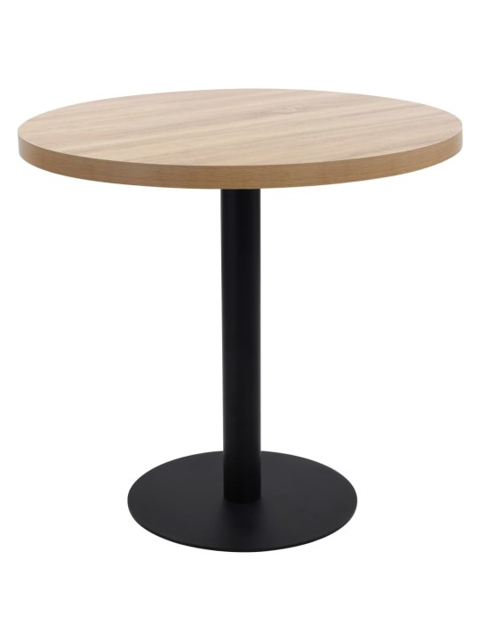 Bistropöytä vaaleanruskea 80 cm MDF