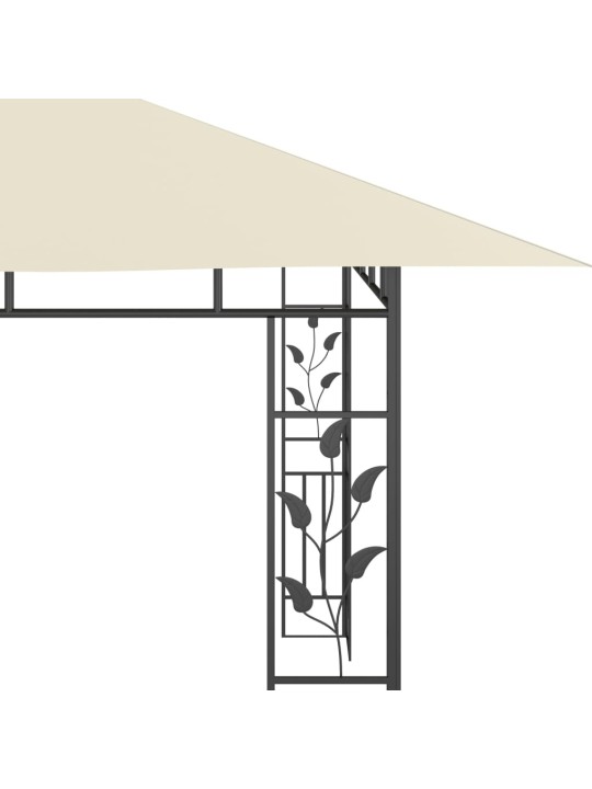 Huvimaja hyttysverkolla 4x3x2,73 m kerma 180 g/m²