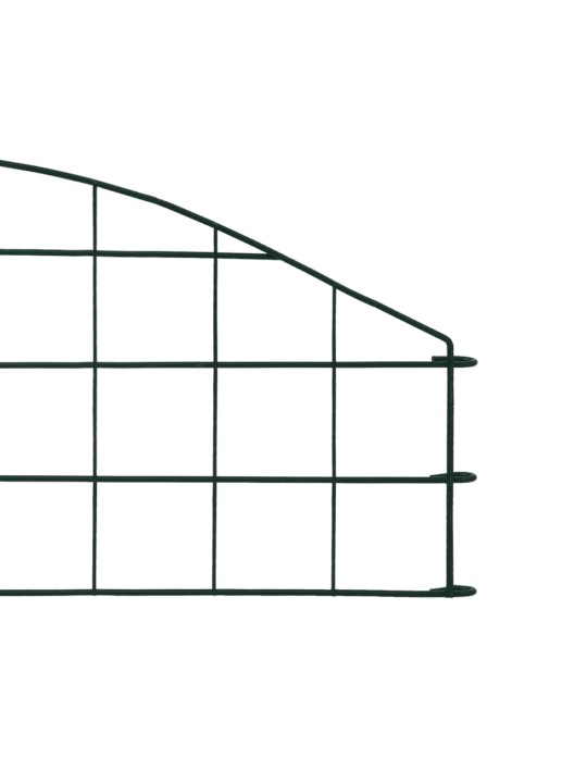 Puutarha-aitasarja kaareva 77,3x26 cm vihreä