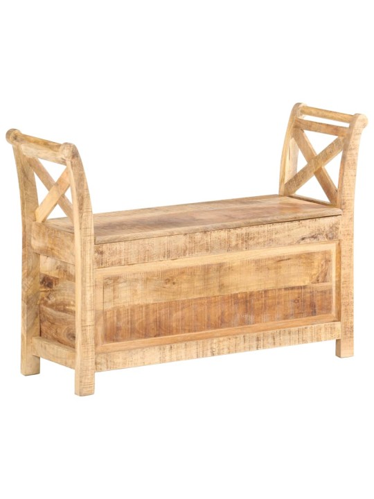 Eteisen penkki 103x33x72 cm täysi mangopuu