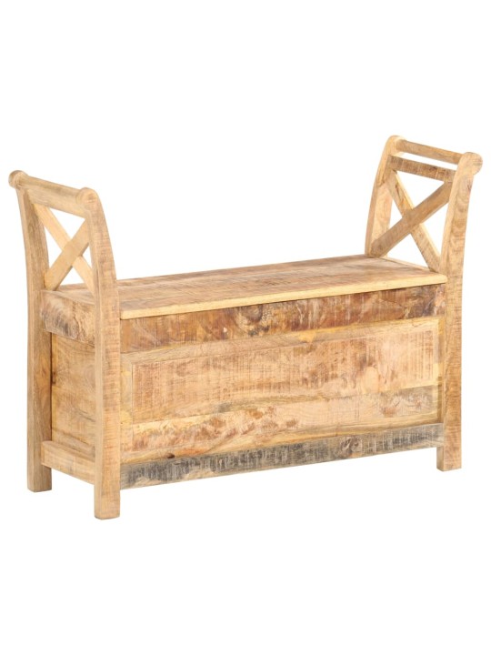 Eteisen penkki 103x33x72 cm täysi mangopuu