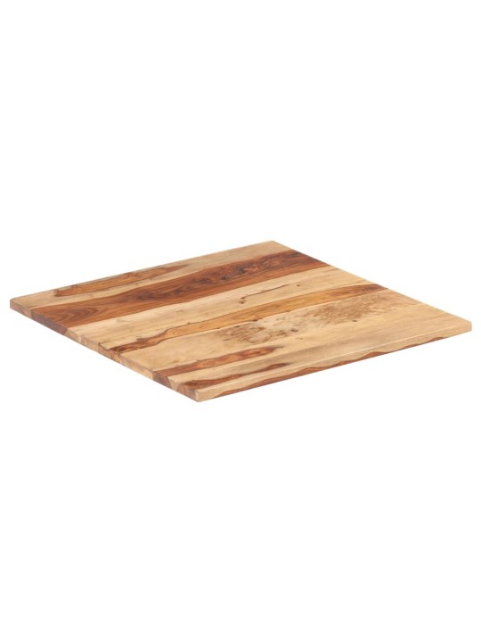 Pöytälevy täysi akaasiapuu 25-27 mm 70x70 cm
