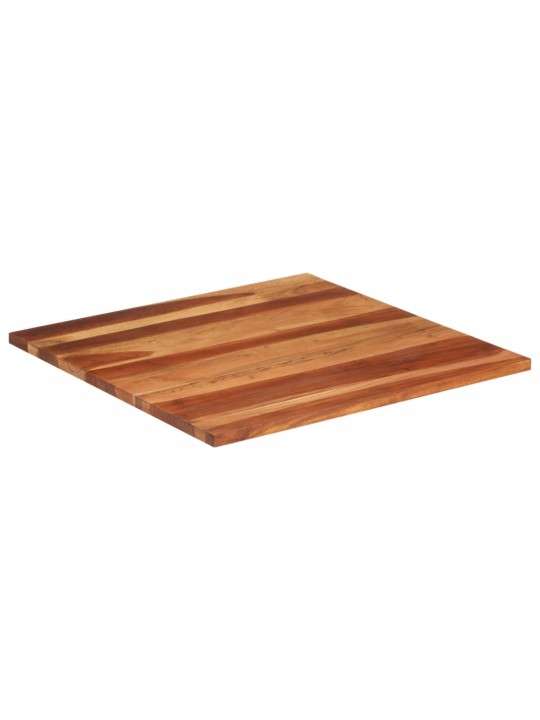 Pöytälevy täysi akaasiapuu 25-27 mm 80x80 cm