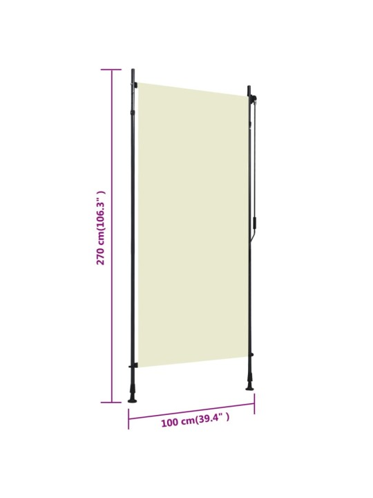 Ulkorullaverho 100x270 cm kerma