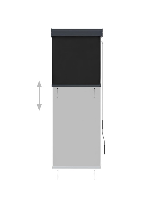 Ulkorullaverho 60x250 cm antrasiitti