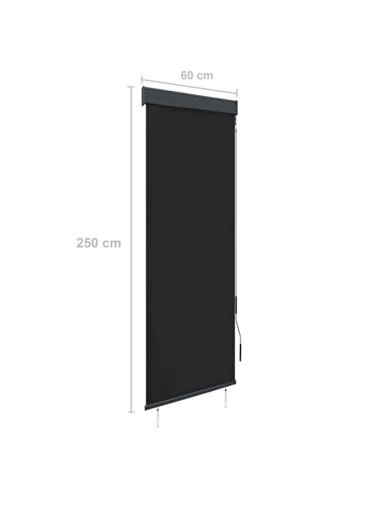 Ulkorullaverho 60x250 cm antrasiitti
