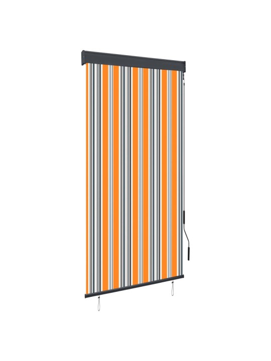 Ulkorullaverho 80x250 cm keltainen ja sininen