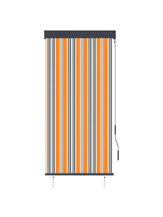 Ulkorullaverho 80x250 cm keltainen ja sininen