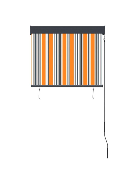 Ulkorullaverho 80x250 cm keltainen ja sininen