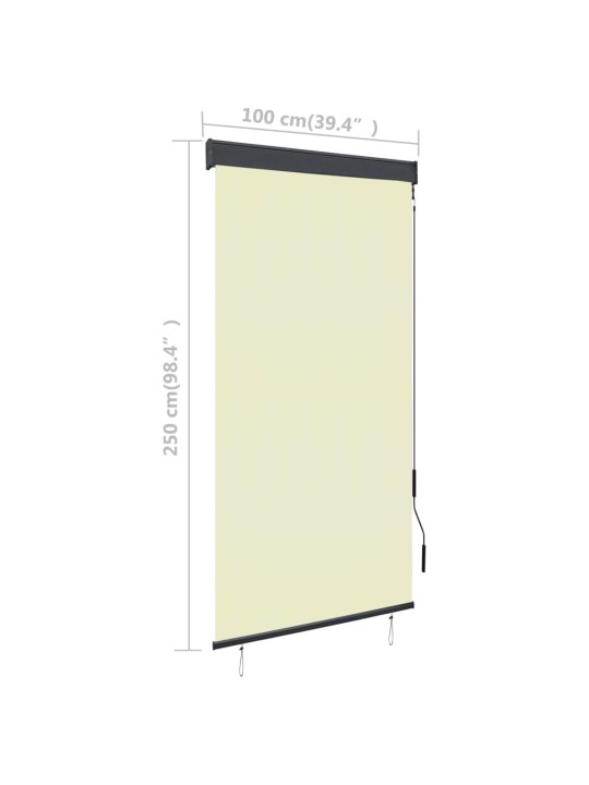 Ulkorullaverho 100x250 cm kerma