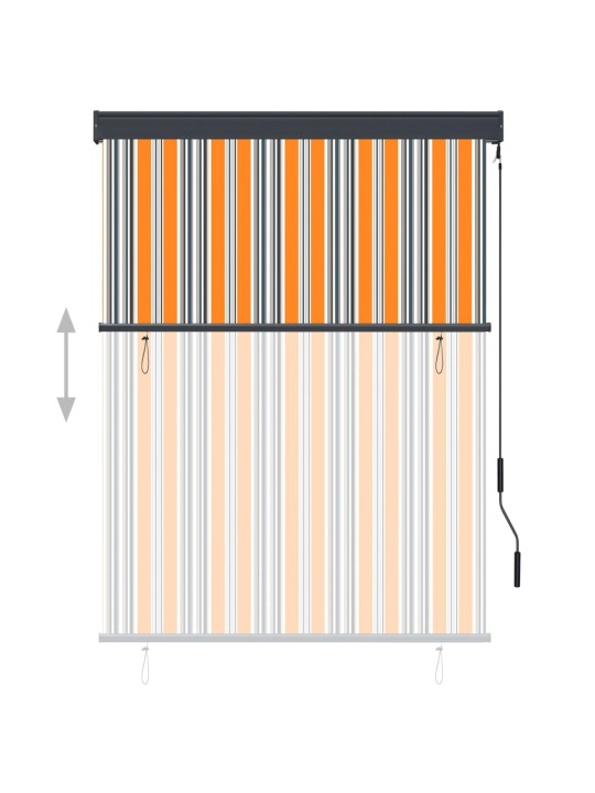 Ulkorullaverho 120x250 cm keltainen ja sininen