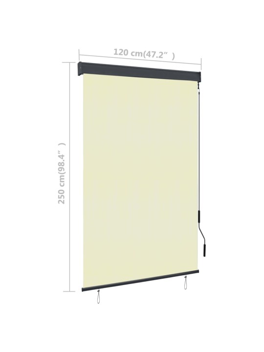 Ulkorullaverho 120x250 cm kerma