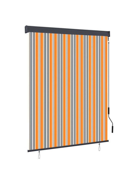 Ulkorullaverho 140x250 cm keltainen ja sininen