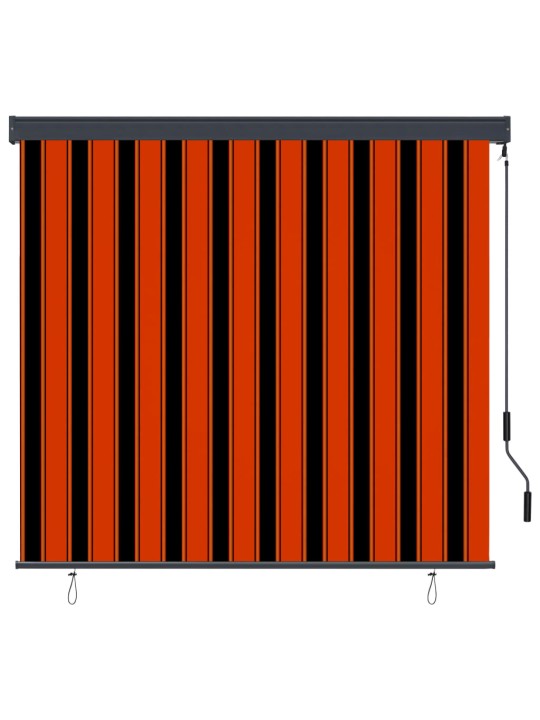 Ulkorullaverho 170x250 cm oranssi ja ruskea