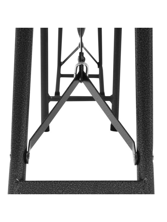 Kokoontaitettavat puutarhapenkit 2 kpl 180 cm hdpe musta