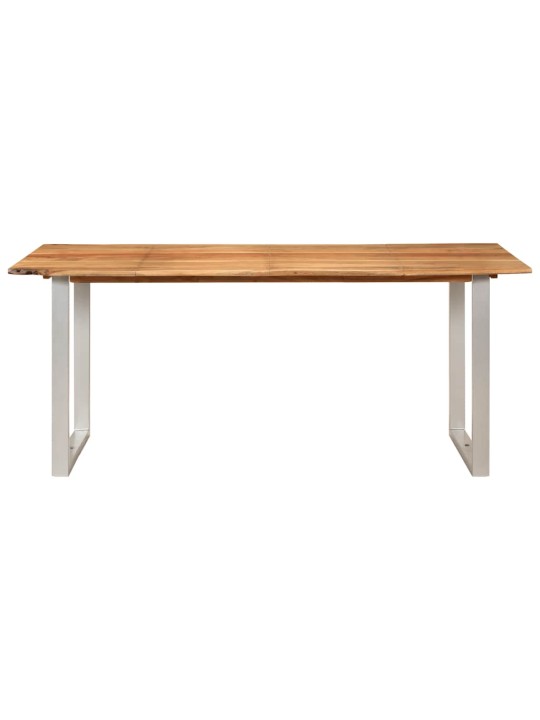 Ruokapöytä 180x90x76 cm täysi akaasiapuu