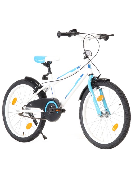 Lasten pyörä 20" sininen ja valkoinen