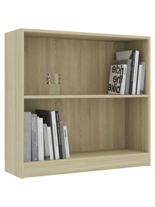 Kirjahylly sonoma-tammi 80x24x75 cm tekninen puu