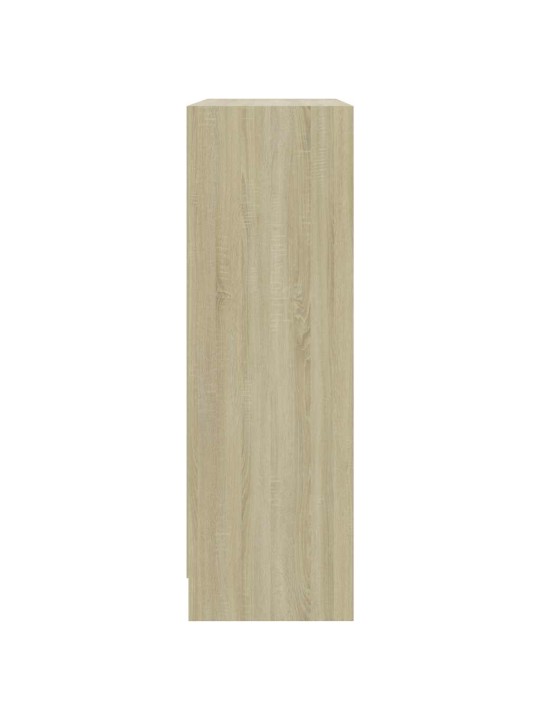 Kirjahylly sonoma-tammi 80x24x75 cm tekninen puu