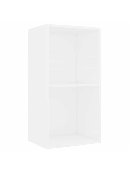 Kirjahylly valkoinen 40x30x76,5 cm engineered wood