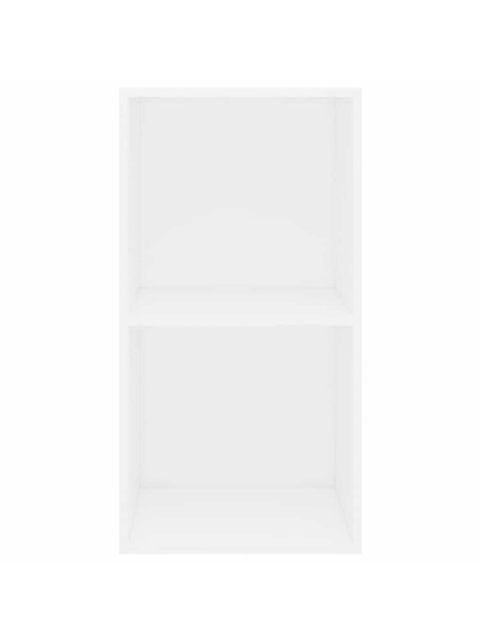 Kirjahylly valkoinen 40x30x76,5 cm engineered wood